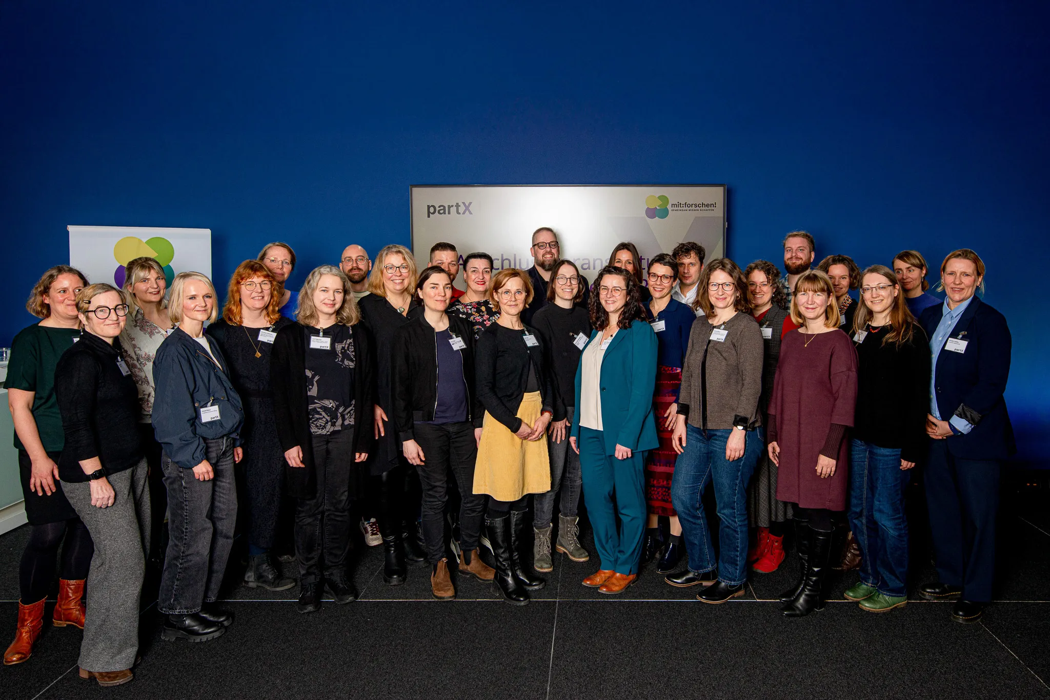 People involved in the partX training programme